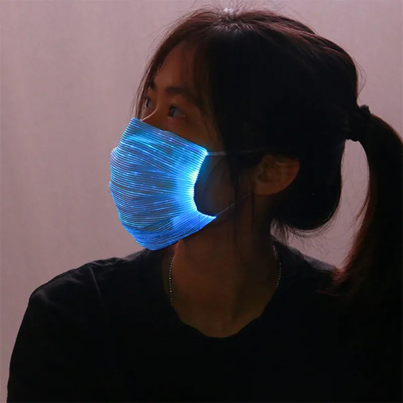 New Fashion Glowing LED Light up Face Mask