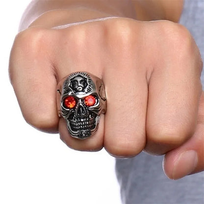 Skull Punk Rings