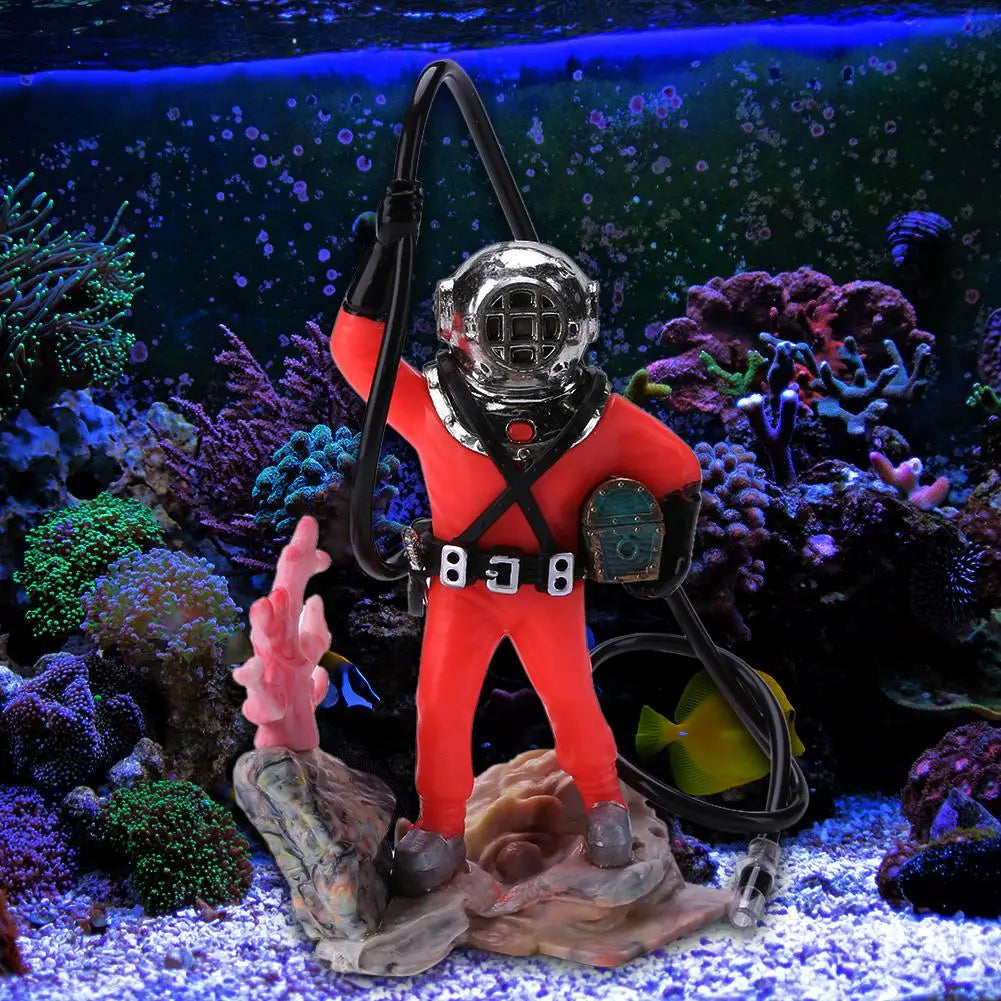 Underwater Animation Landscape Diver Treasure Hunt Man