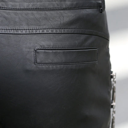Autumn Casual Leather Pants women