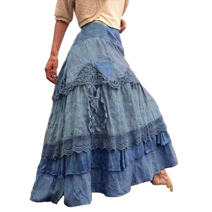 Skirts Summer Vintage Ruffles