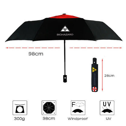 LIKE RAIN Anime Foldable Windproof Umbrella