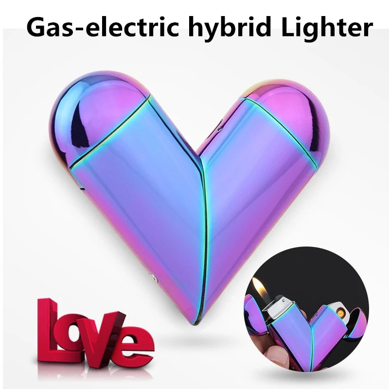 Heart-shaped Gas- Lighter Gift