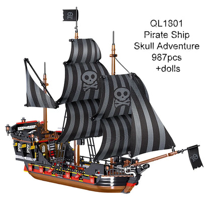 Kids Toys Ship Pirate Model