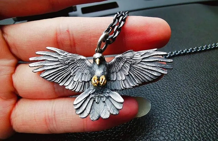 Punk Style Crow Necklace