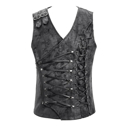 Devil Fashion Men's Punk Handsome Vest