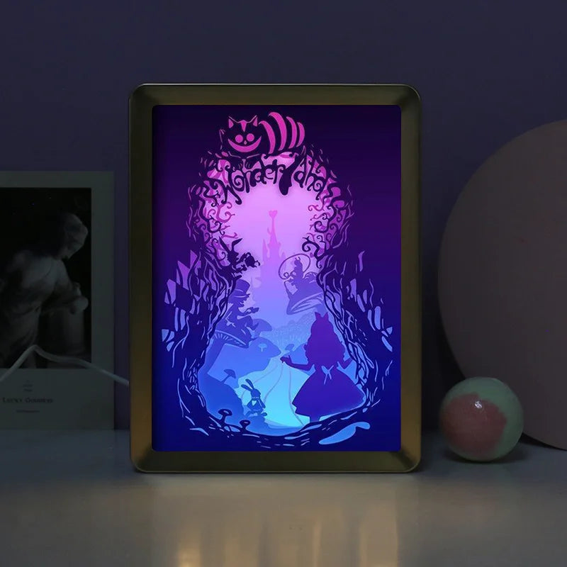 Led Children'S Night Light Shadow Box Frame