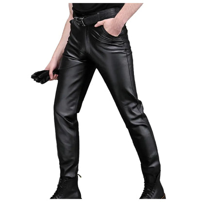 Men's Genuine Leather Pants,