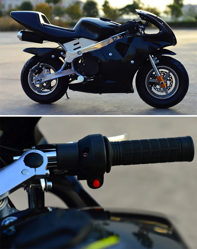 KAWOSEN Mini 49CC 2-Stroke Pocket Bike - Multi-Color