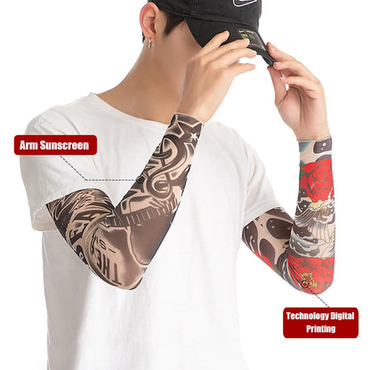 Riding Sunscreen Arm Sleeves Glover For Men Women