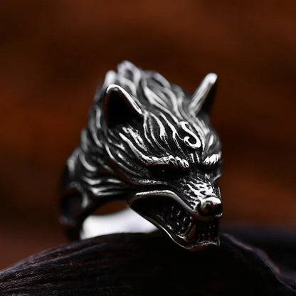 Wolf ring Dark vintage