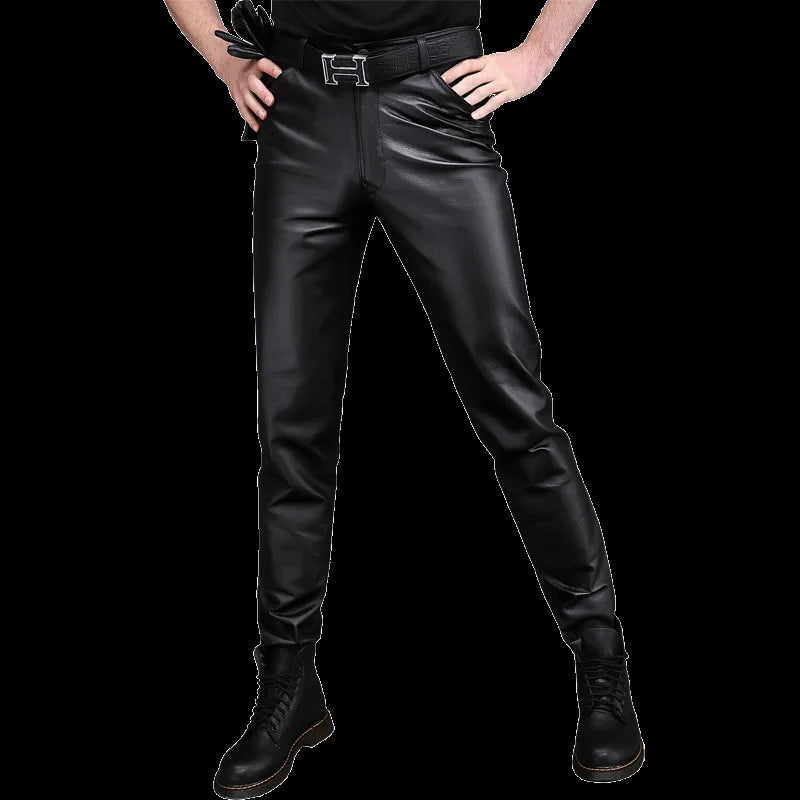 Men's Genuine Leather Pants,