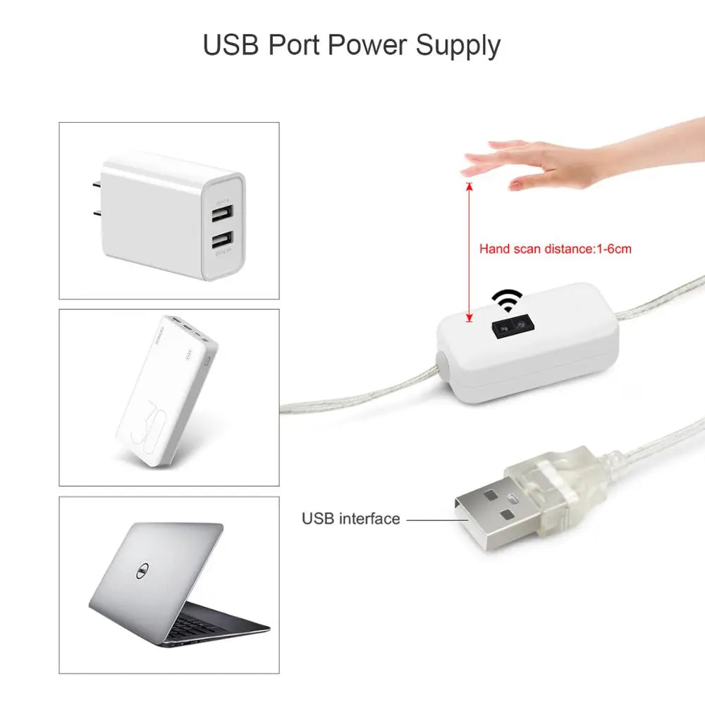 Hand Sweep Motion Sensor LED Cabinet Light