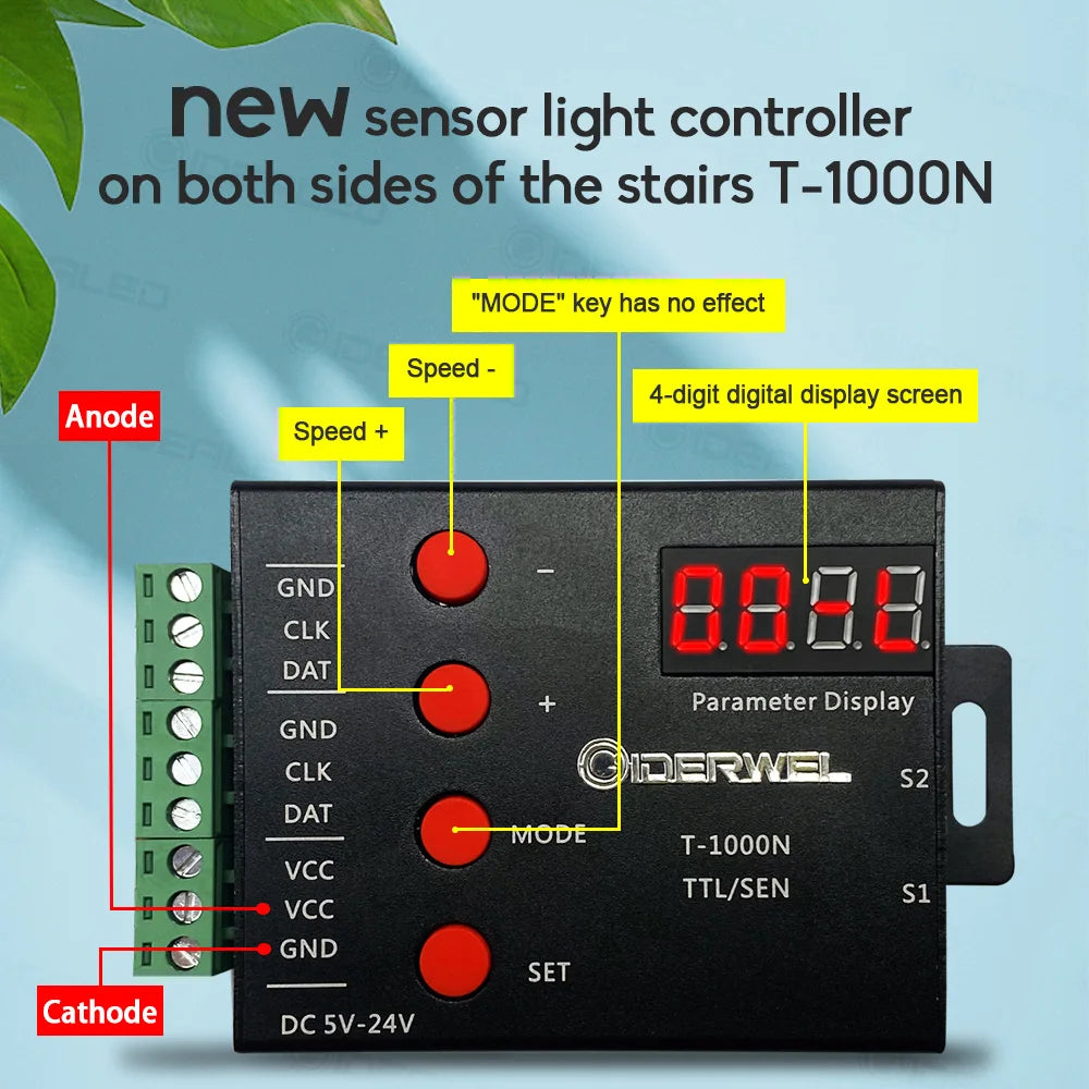 LED motion sensor light strip Stair