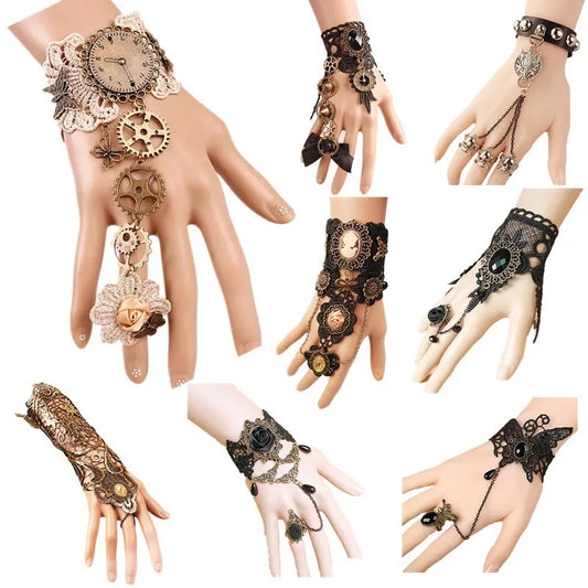 Women's Vintage Steampunk Gloves