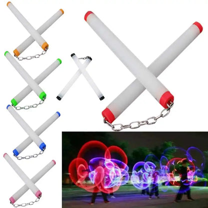 LED Light Toys Nunchakus Glowing