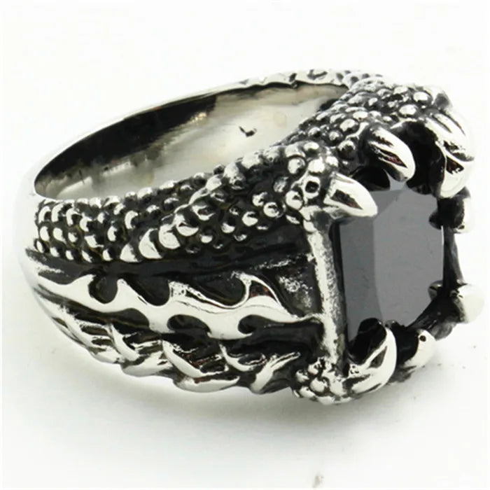 Cool Dragon Claw Punk Ring