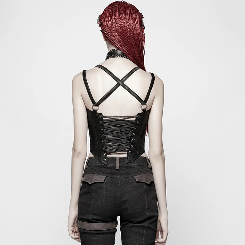 Corset Top with Adjustable Straps