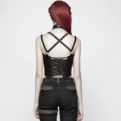 Corset Top with Adjustable Straps