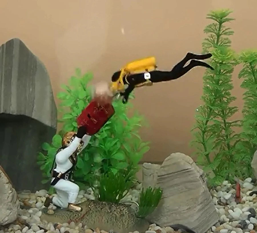 Hot Aquarium Decoration Undersea Tug of War Fish