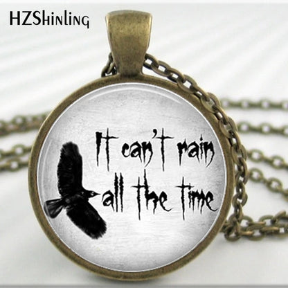 It Can't Rain All The Time Necklace Eric Draven The Crow