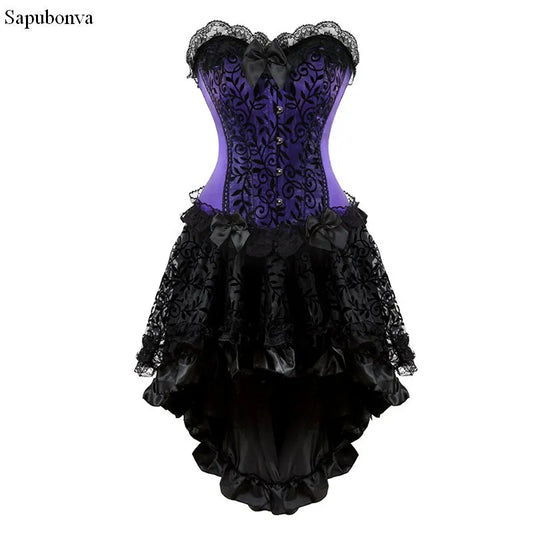 Victorian corset dress gothic