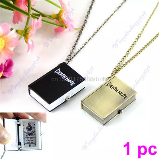 Death Note Pendant Necklace Pocket Watch