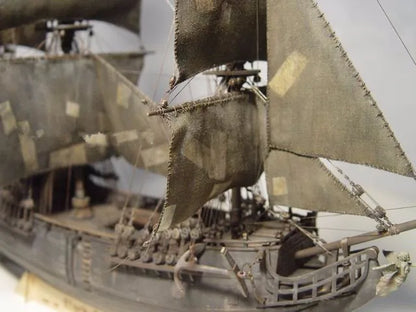 NIDALE model Scale 1/96 black pearl Pirates of the Caribbean wooden sail baot model kit include English specification