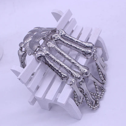 Gothic Skull Bracelet Hand Bone Bangles