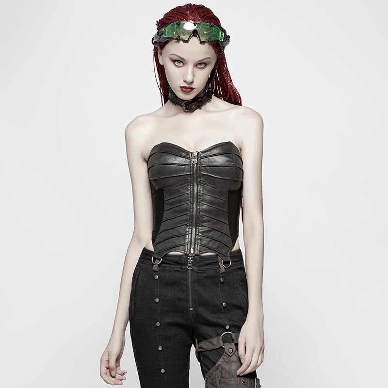 Corset Top with Adjustable Straps