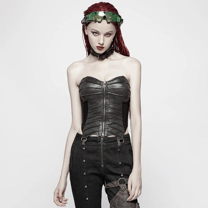 Corset Top with Adjustable Straps
