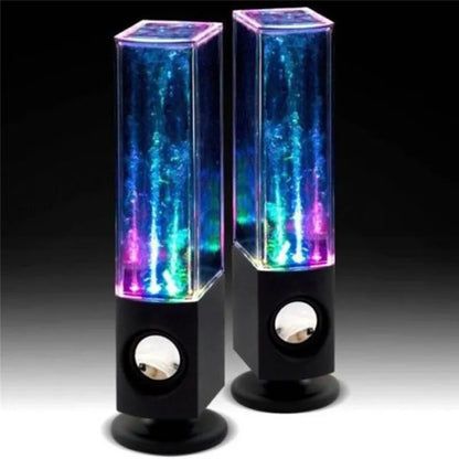 LED Light Dancing Water Music Speakers for PC Laptop