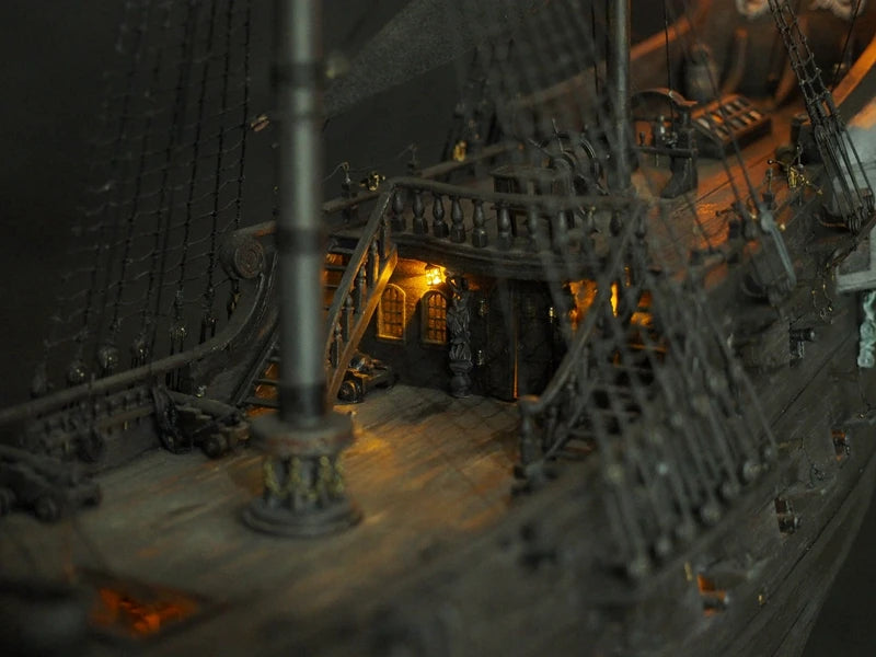 Decoration scene Pirate Ship model