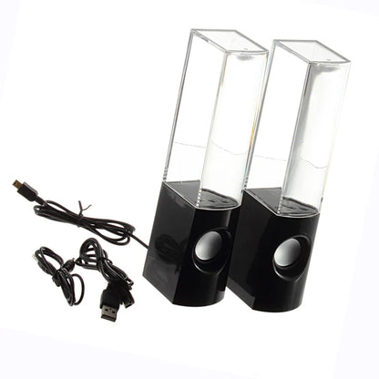 LED Light Dancing Water Music Speakers for PC Laptop