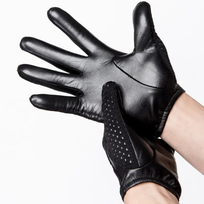 leather Breathable Anti-Slip Driving Gloves