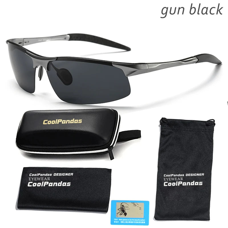 Polarized Aviation Sunglasses — Aluminum Magnesium UV400