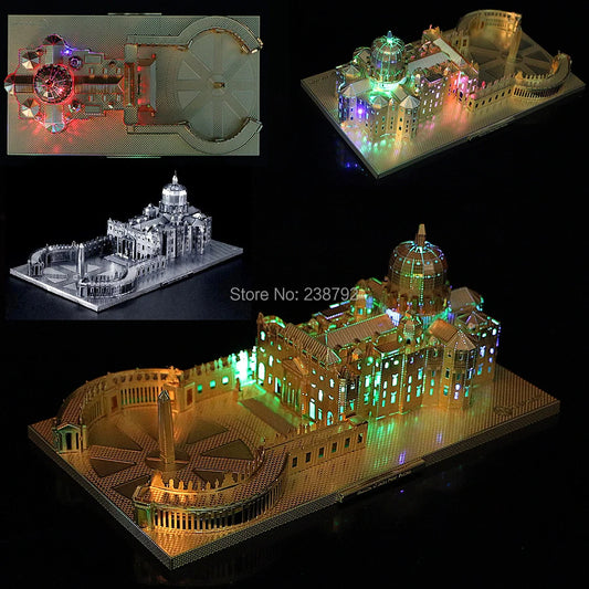 3D Metal Puzzle Italy St. Peter's Basilica