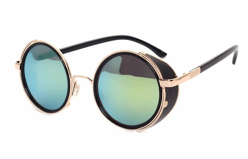 Steampunk Sunglasses Women Round Glasses