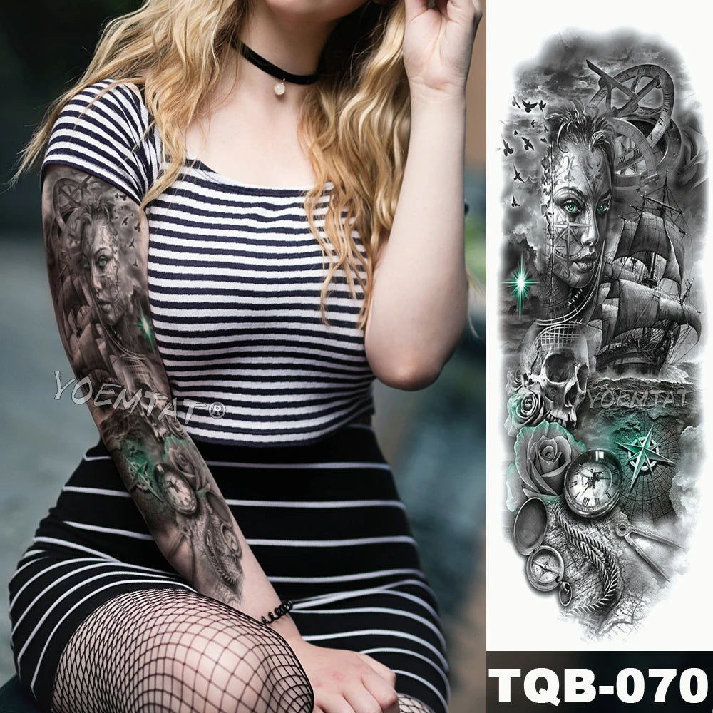 Tattoo Stickers Tribal Girl