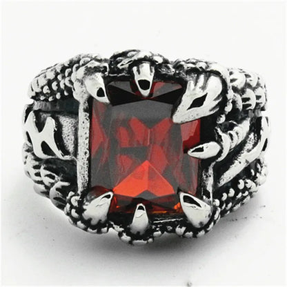 Cool Dragon Claw Punk Ring