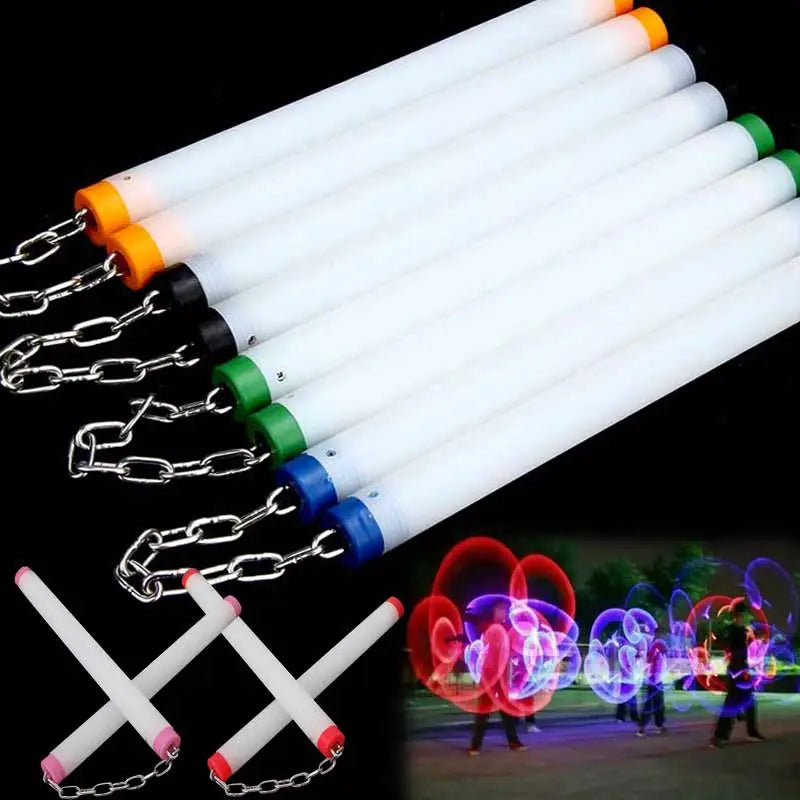 LED Light Toys Nunchakus Glowing