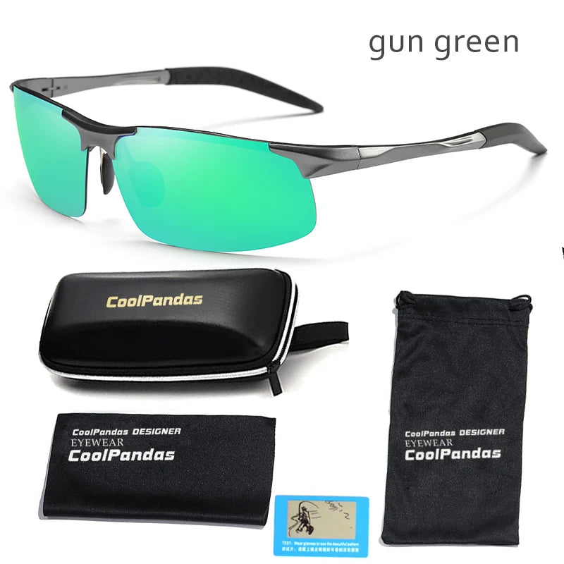 Polarized Aviation Sunglasses — Aluminum Magnesium UV400