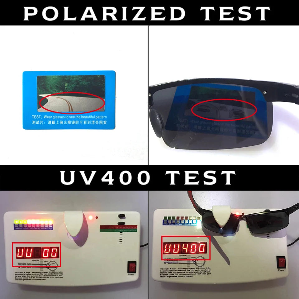 Polarized Aviation Sunglasses — Aluminum Magnesium UV400