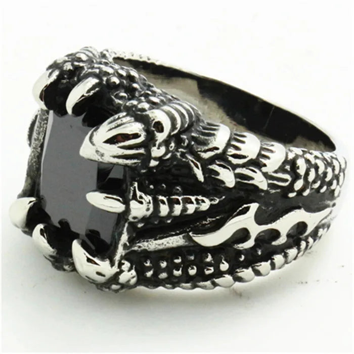 Cool Dragon Claw Punk Ring