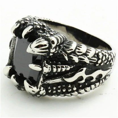 Cool Dragon Claw Punk Ring