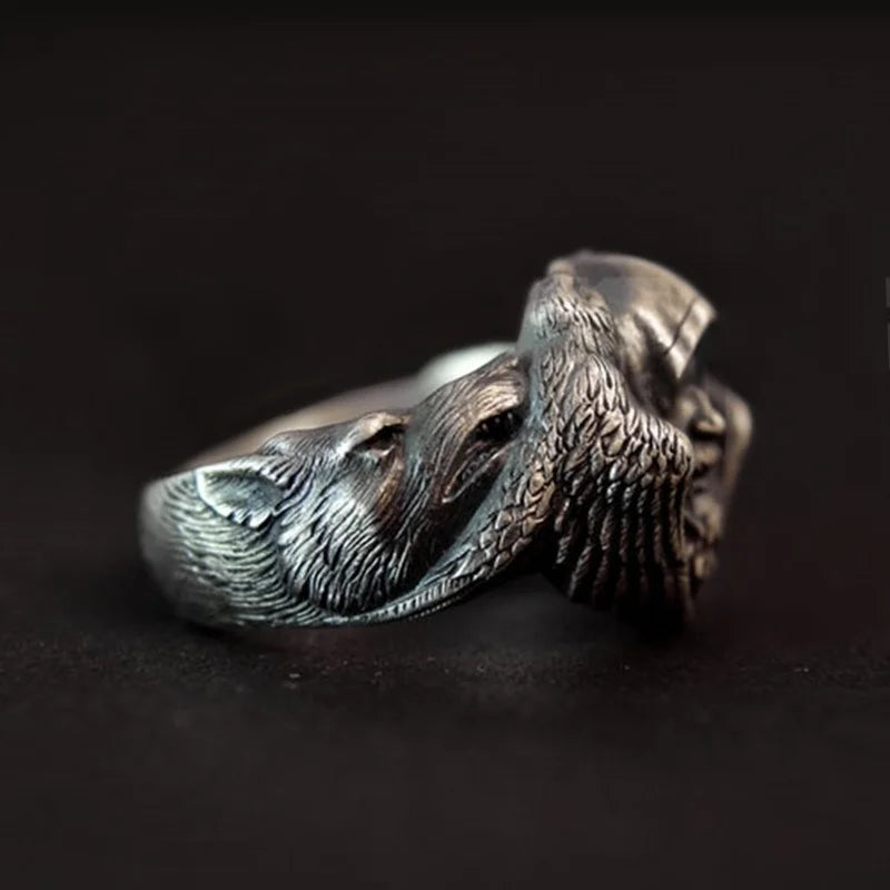 Norse Mythology Odin Raven Rings