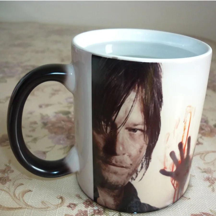 The Walking Dead Mugs color changing Ceramic cup