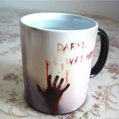 The Walking Dead Mugs color changing Ceramic cup