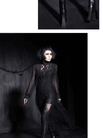 Name: Gothic Stretch Leggings - Punk Rave K144