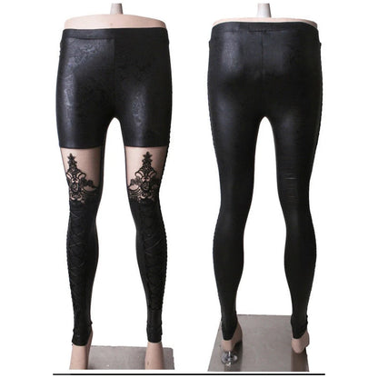 Name: Gothic Stretch Leggings - Punk Rave K144